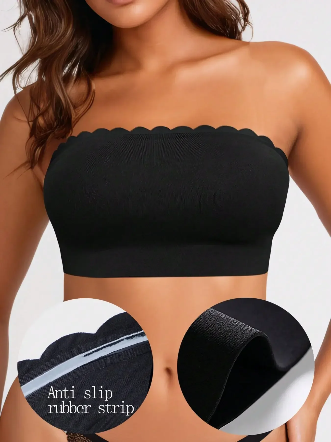 Women's Strapless Bra, Seamles - Bralette Wireless Soft recension och pris