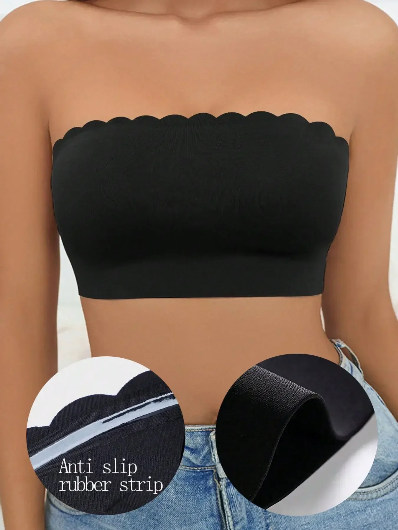 Women's Strapless Bra, Seamles - Bralette Wireless Soft recension och pris
