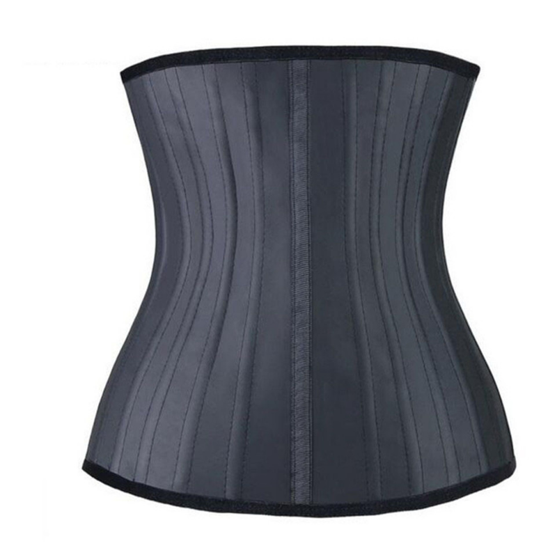25-Steel Bones Latex Waist Tra - Shapewear Bodysuit Firm recension och pris
