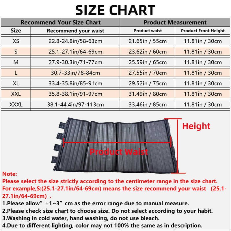 25-Steel Bones Latex Waist Tra - Shapewear Bodysuit Firm recension och pris