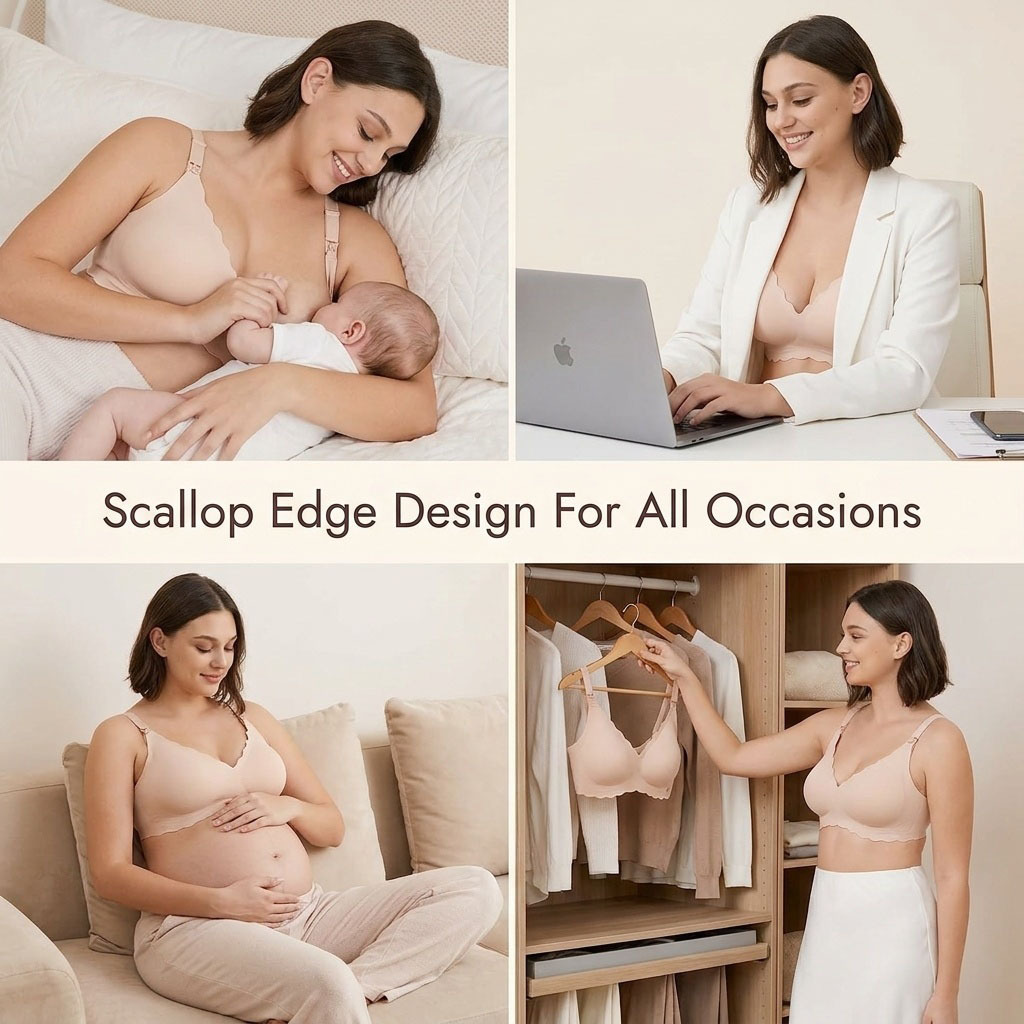3XL Plus Size Maternity Nursin - Nursing Bra Sleep recension och pris