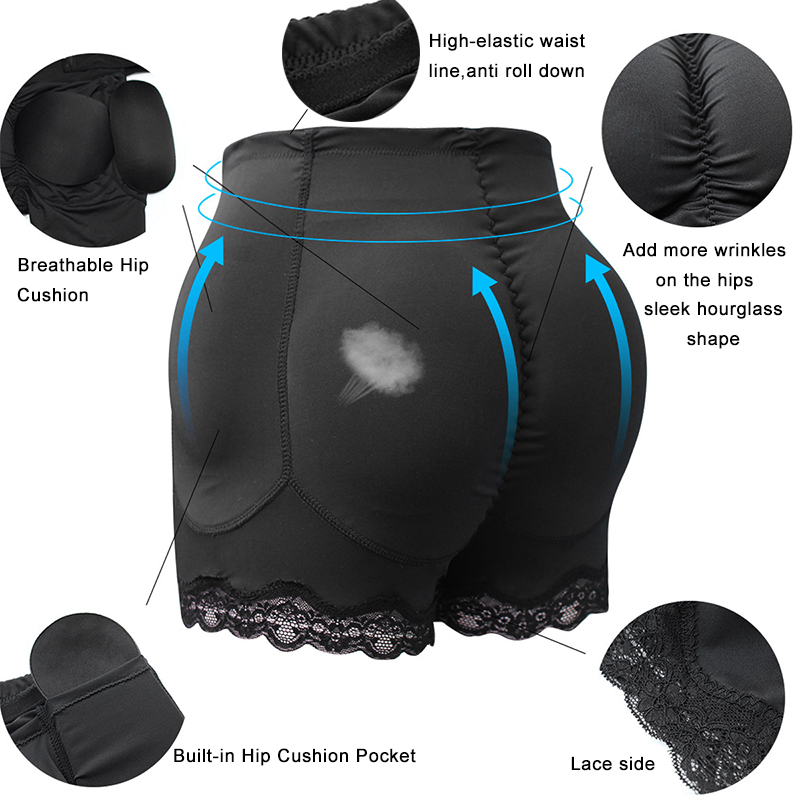 Women Padded Shapewear Hip Enh - Shapewear Bodysuit Firm recension och pris