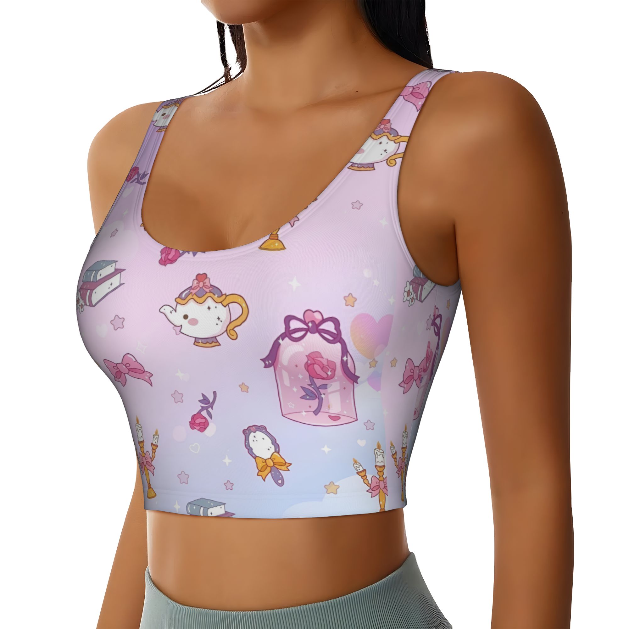 Custom Women Beautyes Anime Be - Sports Bra High Impact recension och pris
